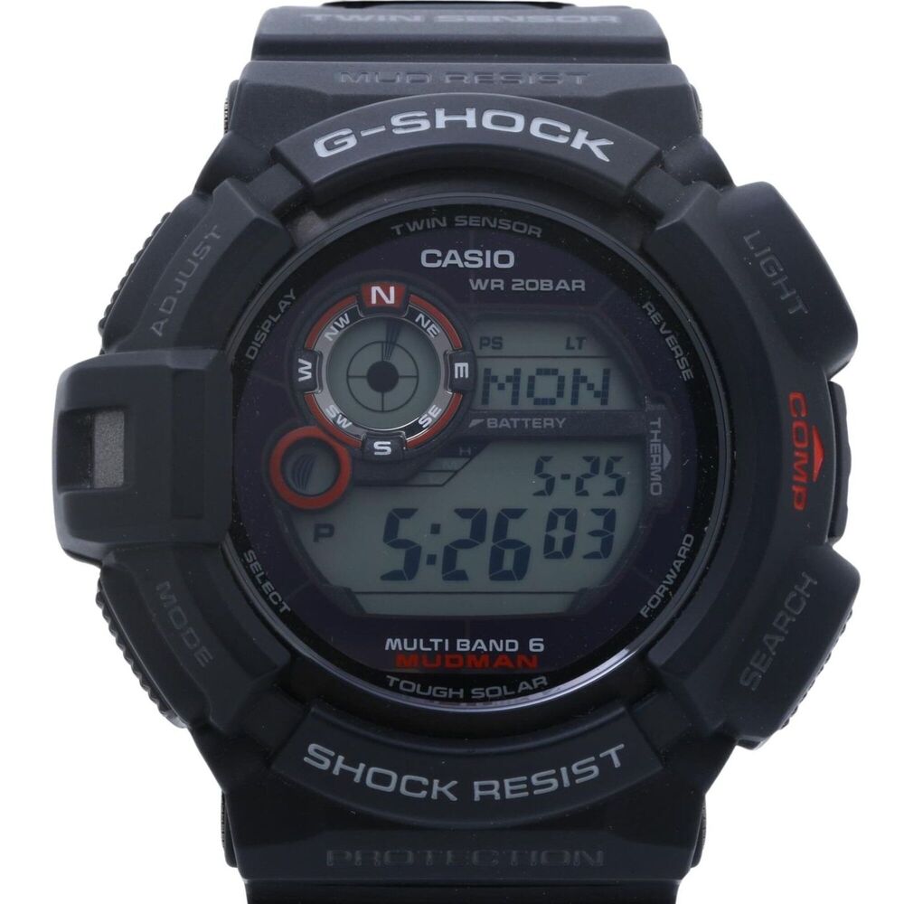CASIO G-SHOCK MASTER OF G - LAND MUDMAN GW-9300-1JF Black Resin/Stainless Ste...